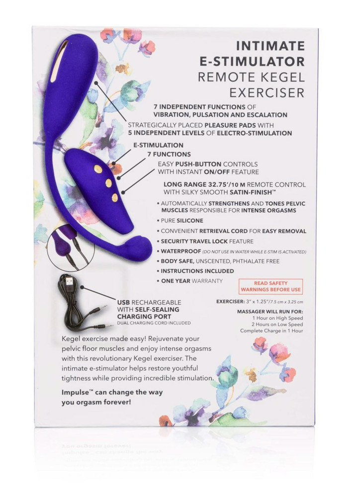 Estim Remote Kegel Exerciser Blue