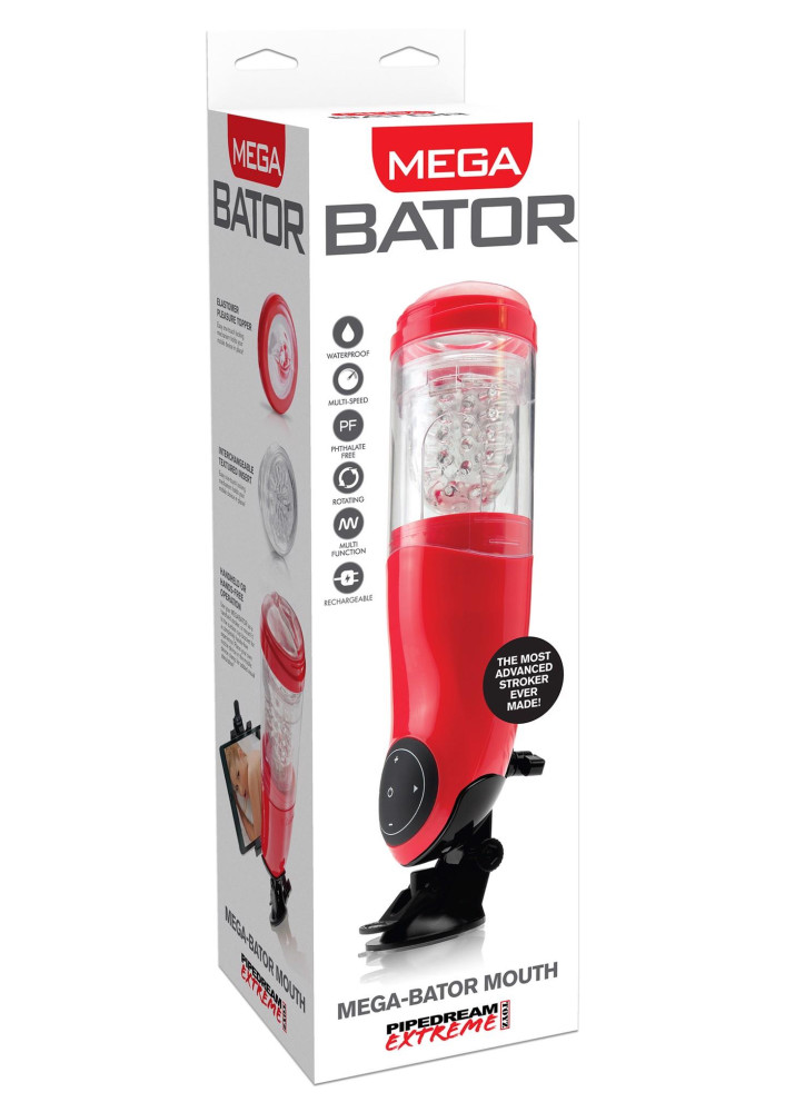 Mega-Bator Mouth Red