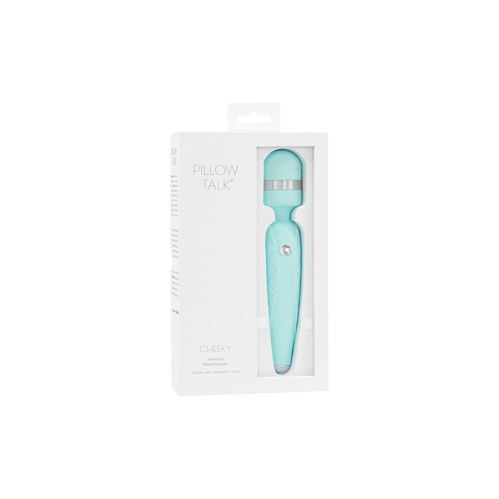 Pillow Talk - Cheeky Wand Massager Teal