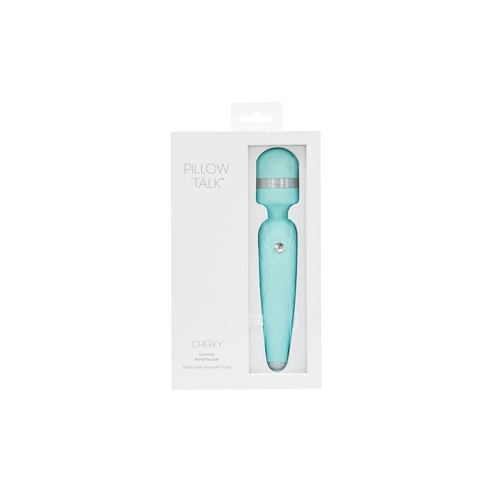 Pillow Talk - Cheeky Wand Massager Teal