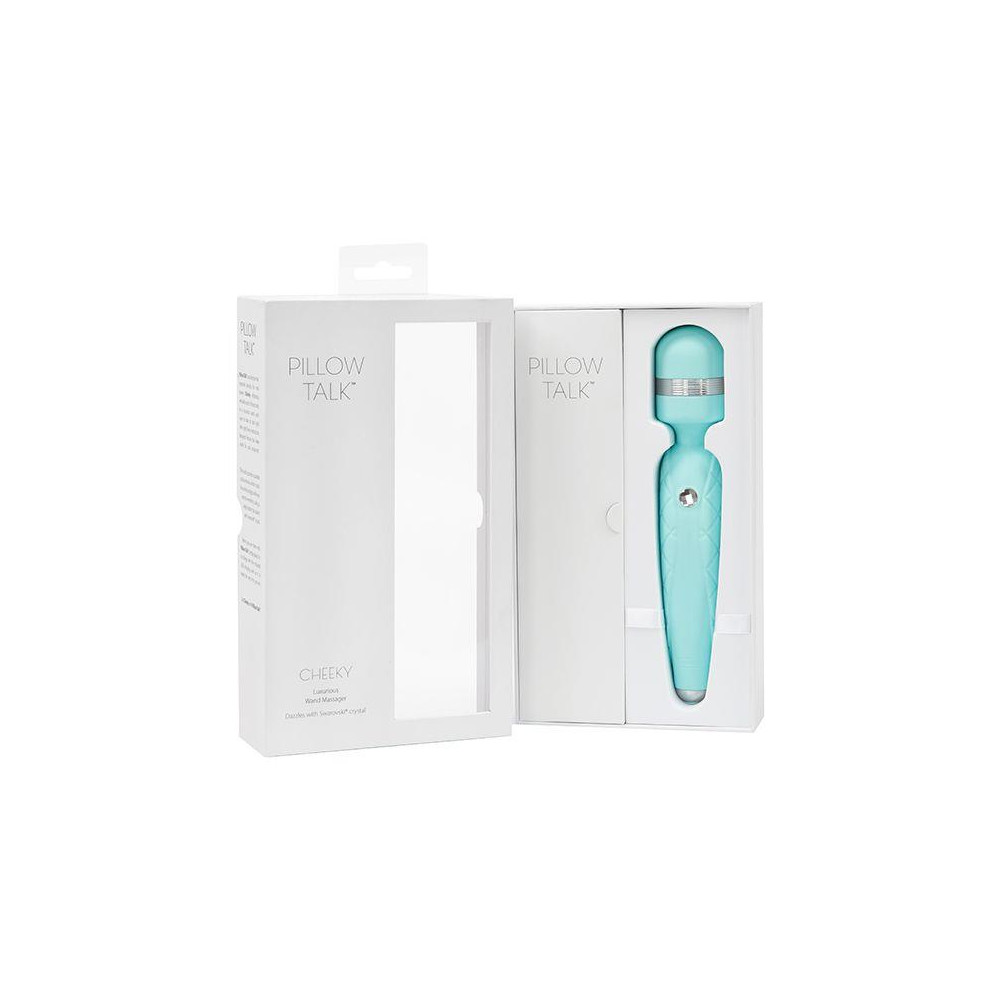 Pillow Talk - Cheeky Wand Massager Teal