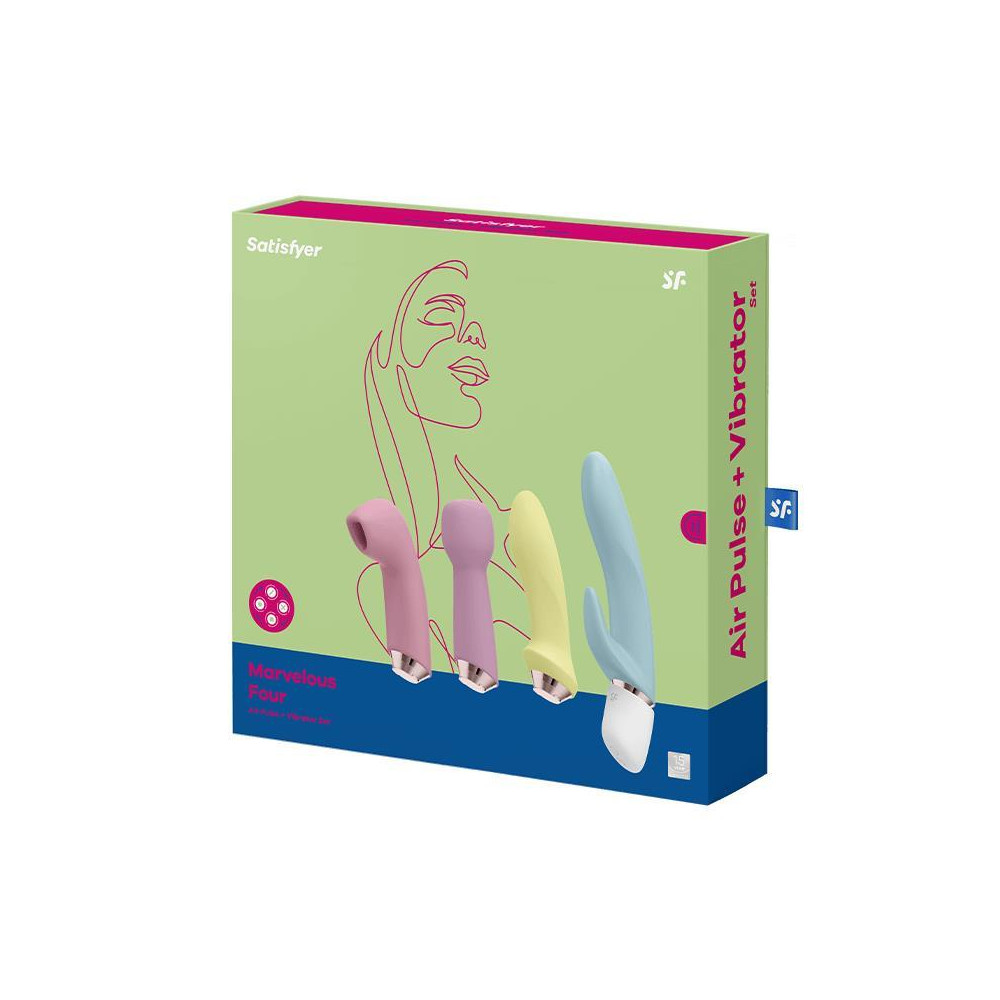 Marvelous Four Air pulse + Vibrator set