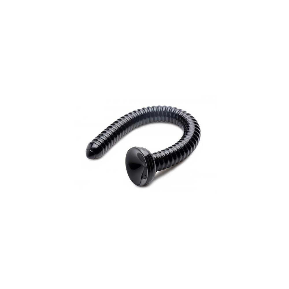 Ribbed Anal Snake - 19 Inch