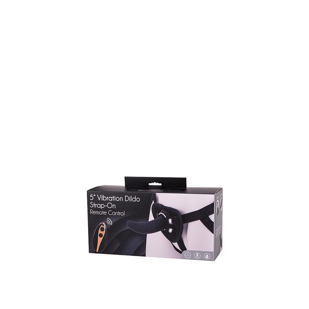 5INCH VIBRATION DILDO STRAP-ON BLACK