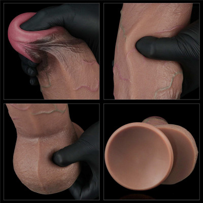 9.5 Dual Layered Silicone Cock XXL